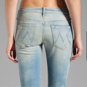 EUC Mother Jeans The Slacker Fray Love Drunk Cowboy Size 28